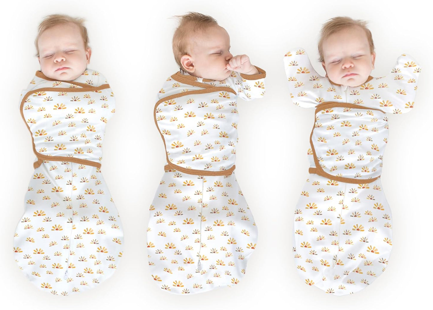 SwaddleDesigns 6-Way Omni Swaddle Sack Arms Up Swaddle for Newborn, More Options to Calm Startle