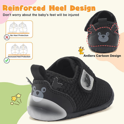 FEETCITY Baby Walking Shoes Barefoot Baby Shoes Infant Sneakers Newborn Crib Shoe Lightweight