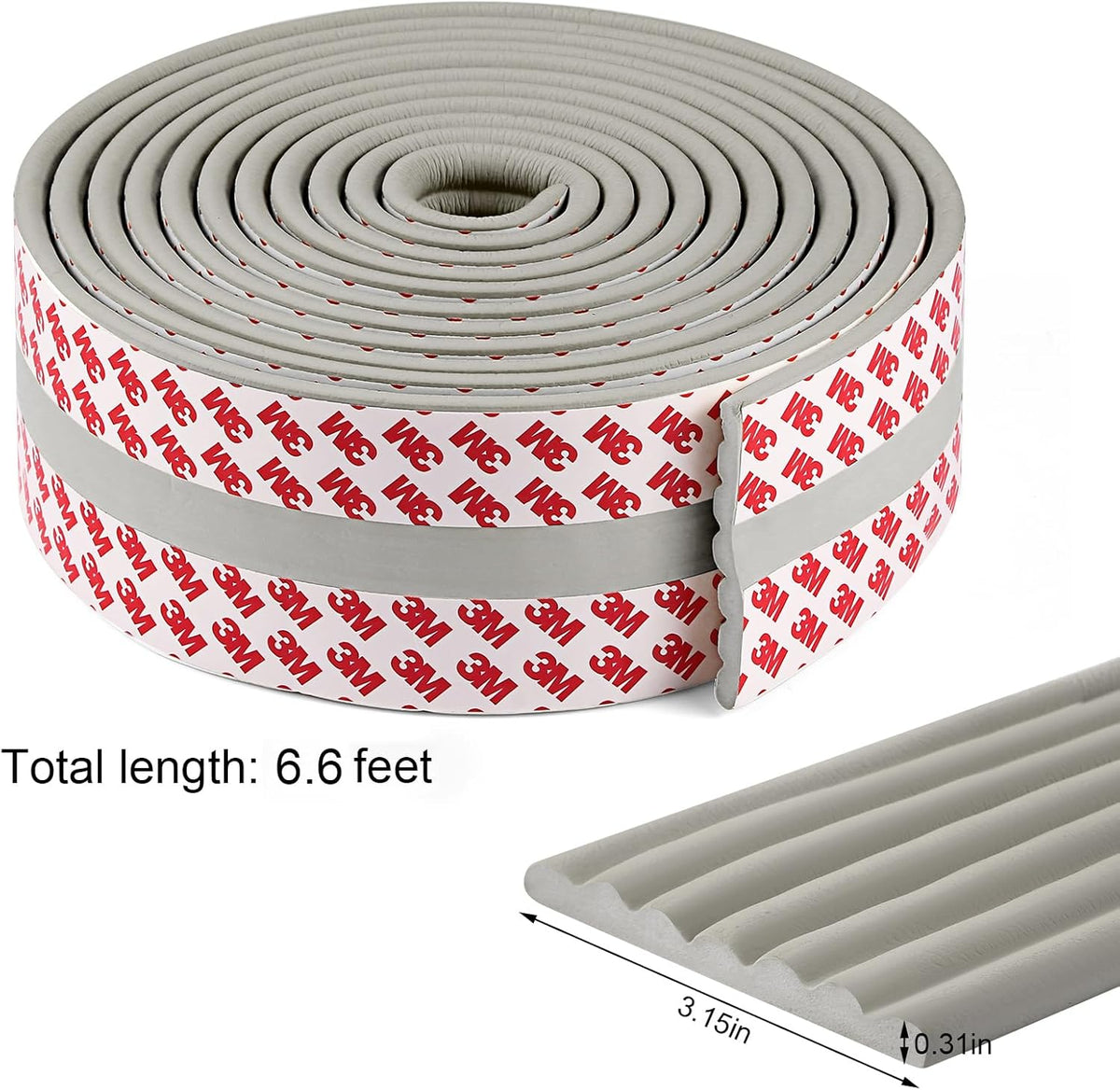 Baby Proofing Edge Protector 6.6 feet with 3M Strong Adhesive Pre-Taped, Baby Proof Padding Extra