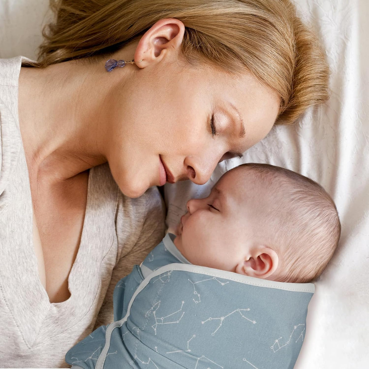 Organic Baby Swaddle Sleep Sacks, 3-Pack Swaddles for Newborns Baby Essentials, Infant 0-3 Months