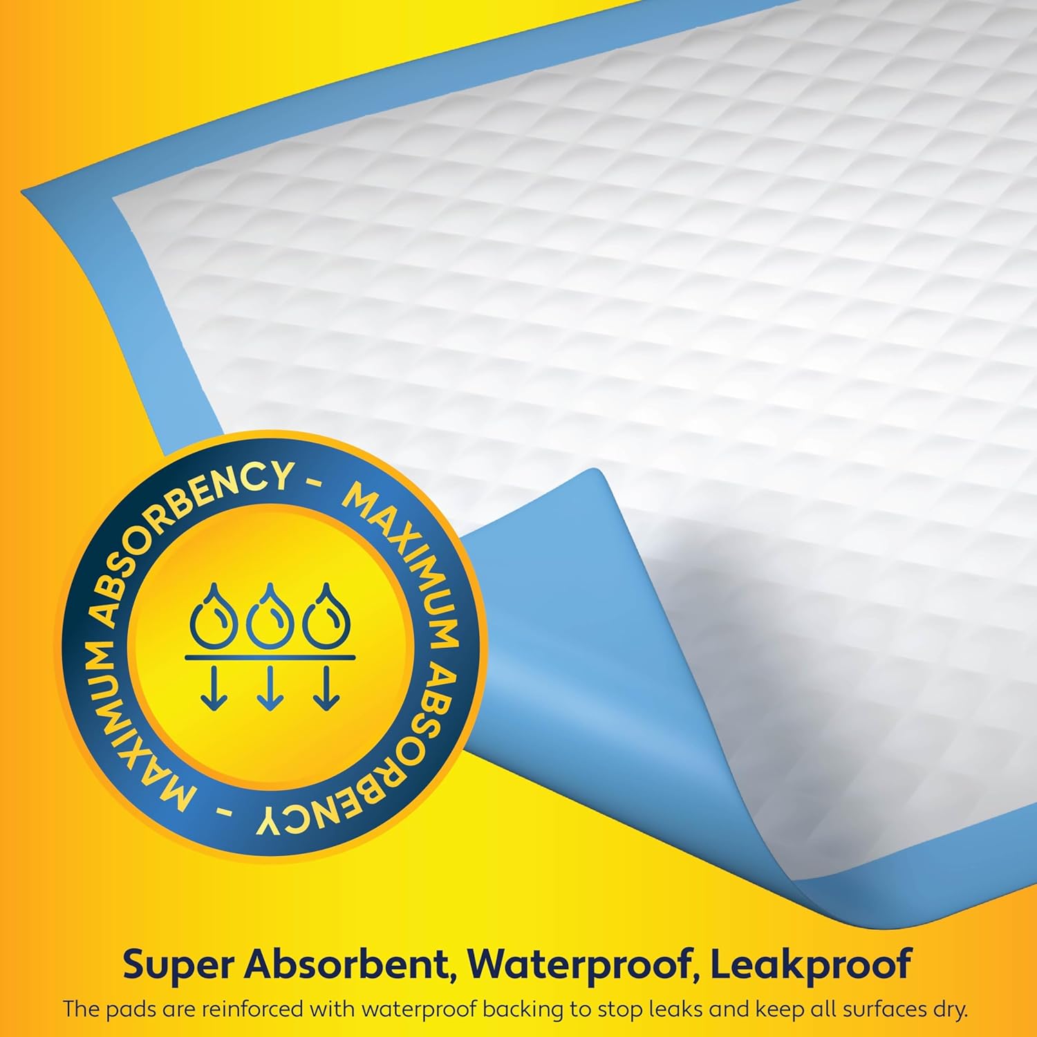 100 Pack Disposable Baby Changing Pads 17 X 13 Inches, Super Absorbent Incontinence Underpads