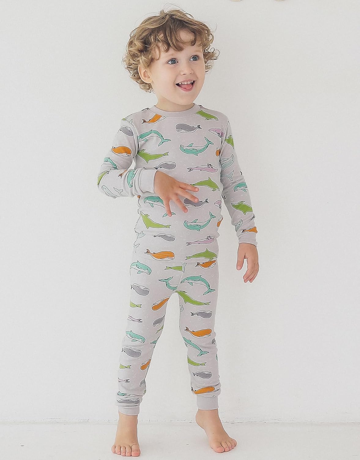 VAENAIT BABY 6M-12Y Kids Unisex Girls & Boys Soft Comfy Modal Tencel Sleepwear Pajamas 2pcs or 4pcs