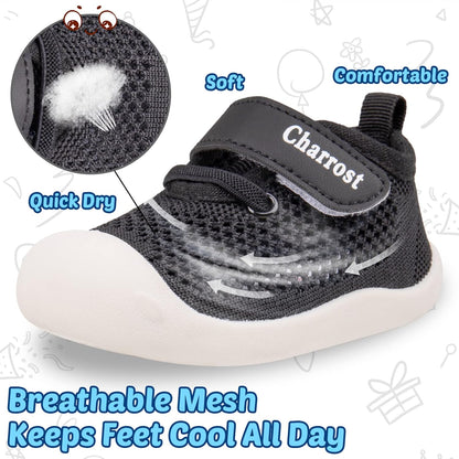 Baby First-Walking Shoes 1-4 Years Kid Shoes Trainers Toddler Infant Boys Girls Soft Sole Non Slip