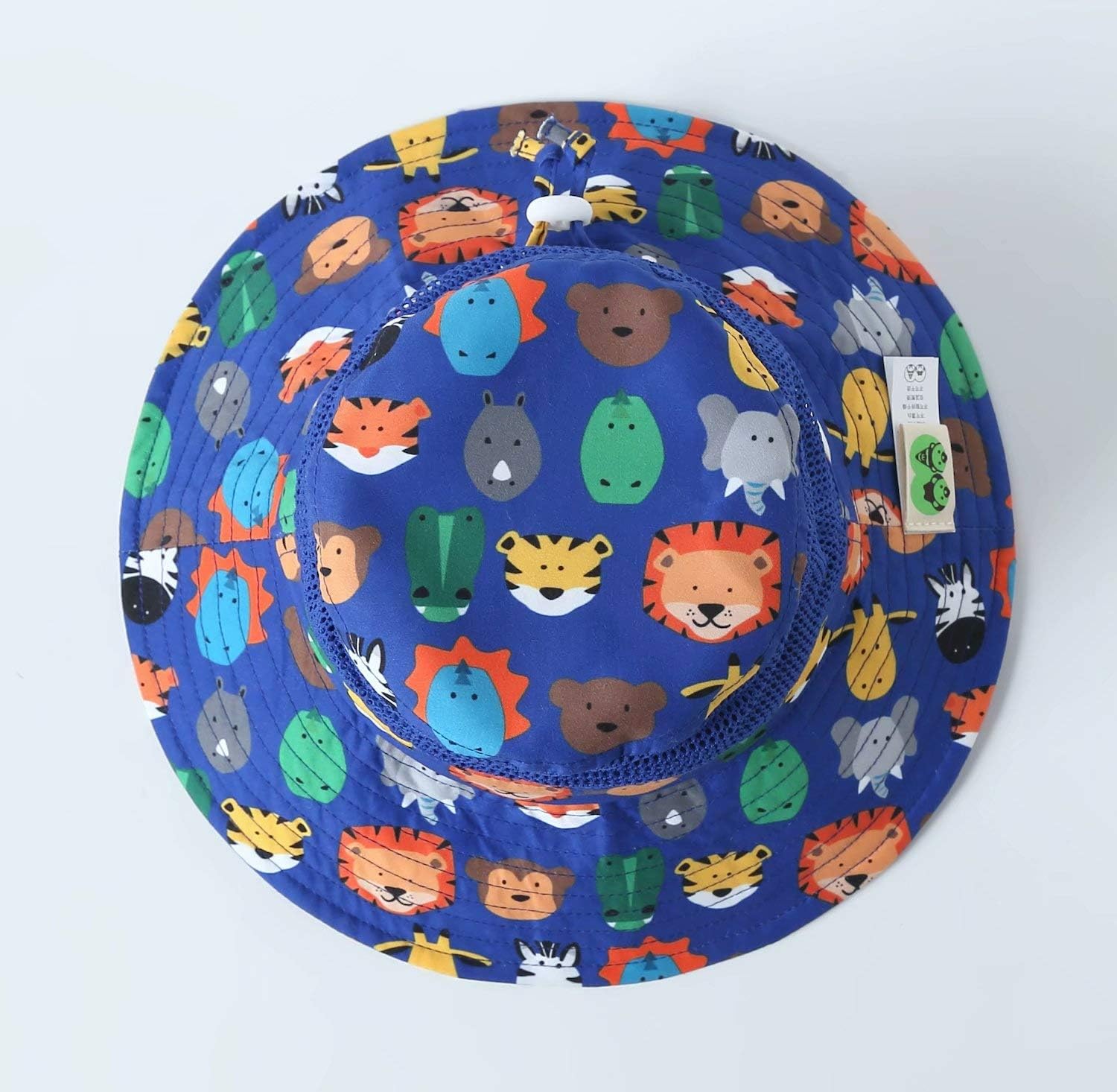 Home Prefer UPF50+ Wide Brim Sun Hat Boys Girls Sun Protection Hat Zoo Beach Swim Safari Bucket Hat