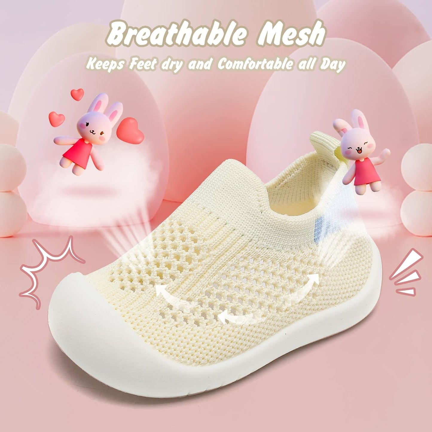 Charrost Toddler Baby Girl Boy First Walking Shoes Checkered Sneakers Sizes 3/4/5/6/7/8T. Soft