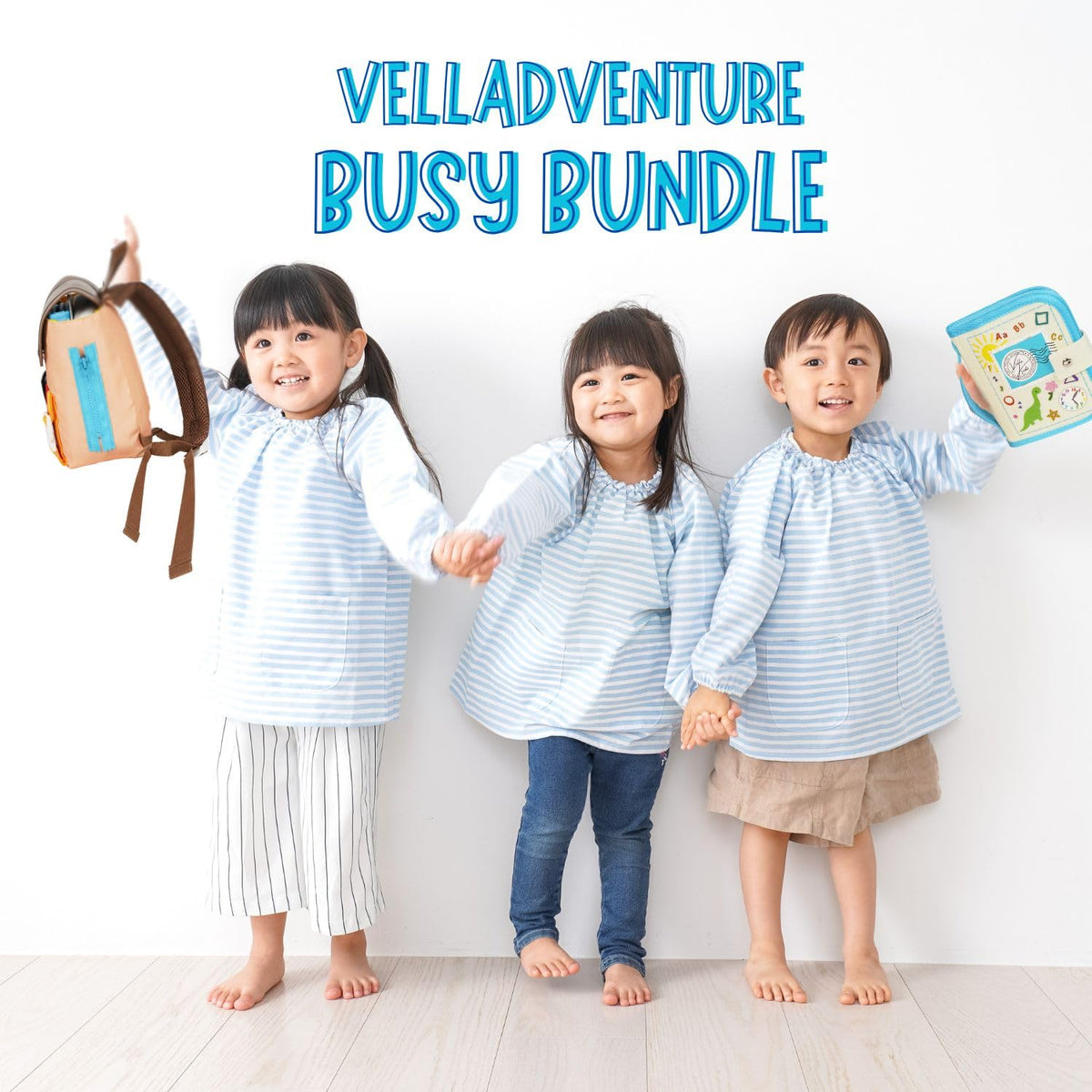 THREE-IN-ONE Toddler Backpack 1-3, Busy Book and Leash, Montessori Toys for 1 2 3 4 Year Old