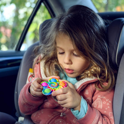 Nutty Toys Fidget Spinner Dimple Popper Sensory Toy - Top Stress & Anxiety Relief Gifts 2024 Unique