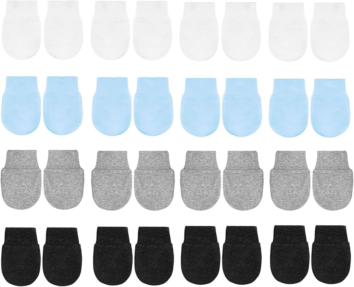 No Scratch Baby Mittens Newborn Infant Toddler Mittens Soft Elastic Wrist Gloves Mitten for 0-6