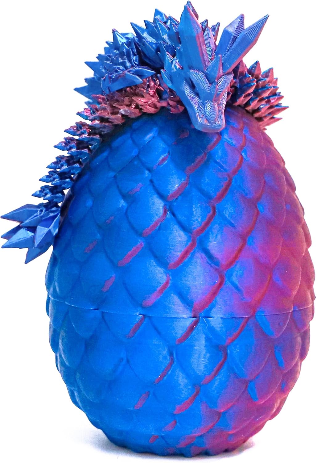 Dragon Egg - 3D Printed Egg with Flexible Dragon Inside, 3D Printed Gift, Articulated Dragon Egg