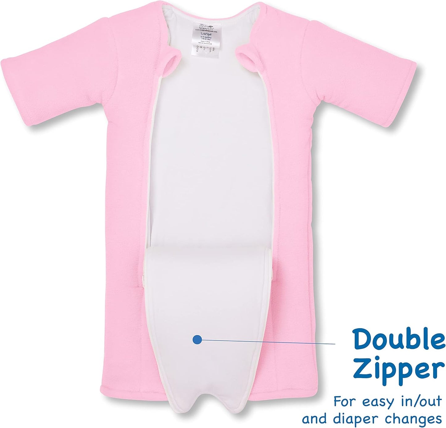 Magic Sleepsuit Baby Merlin's Microfleece Baby Swaddle Transition Product - Soft and Cozy Design