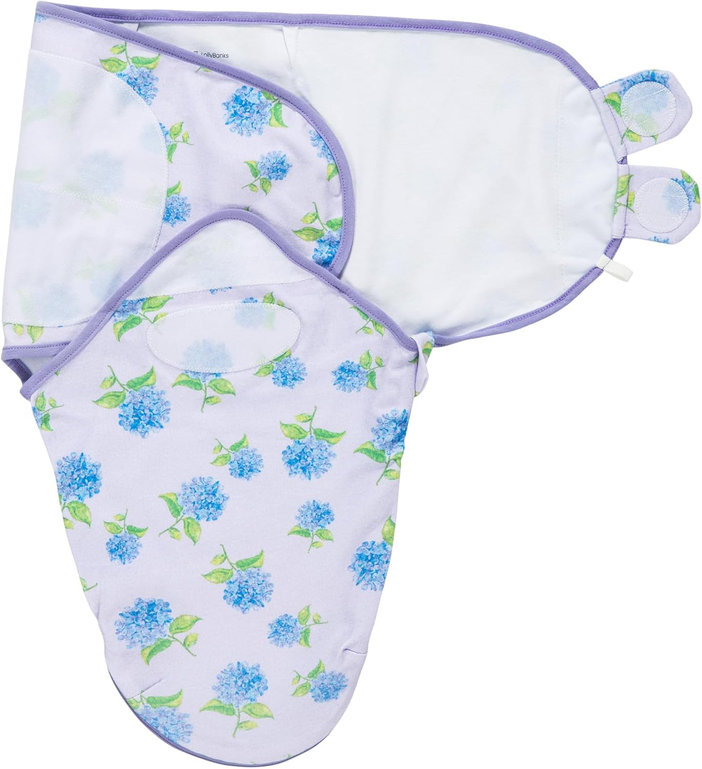 LollyBanks Baby Swaddles 100% Organic Cotton, 0-3 Months Baby Girl Swaddles with Easy Change