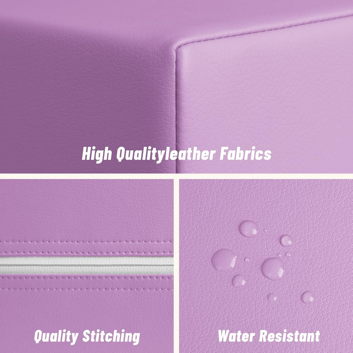 6-Piece Foam Climbing Blocks for Toddlers: Colorful Climbing Gym PU Leather Baby Foam Building