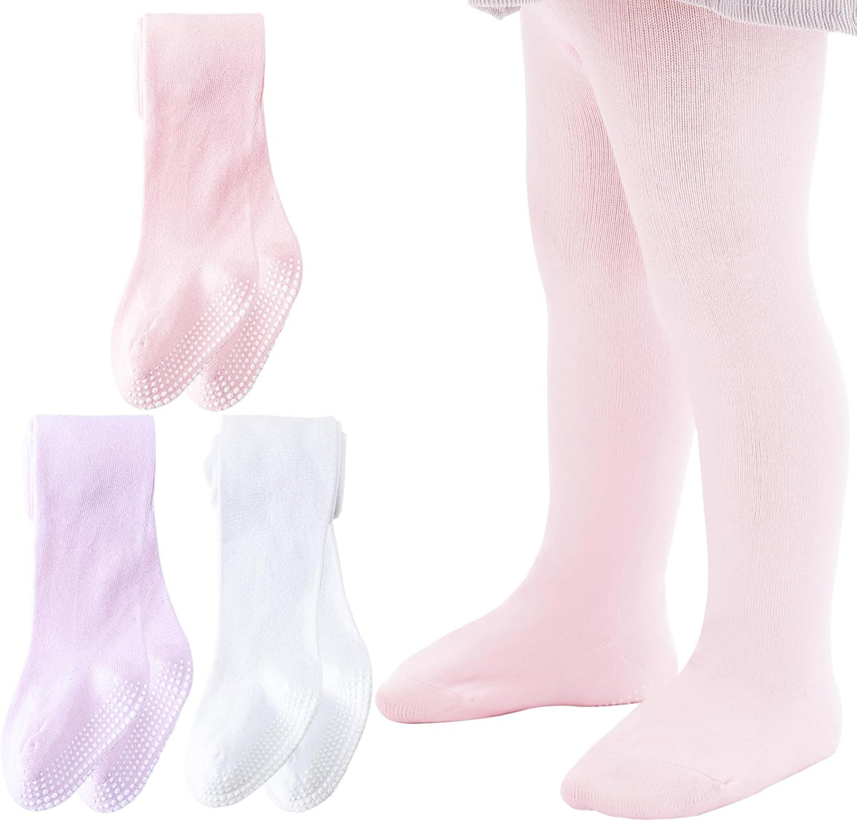 Mini angel Baby Tights Non Slip Baby Girl Tights Seamless Cotton Pantyhose Toddler Stockings Winter
