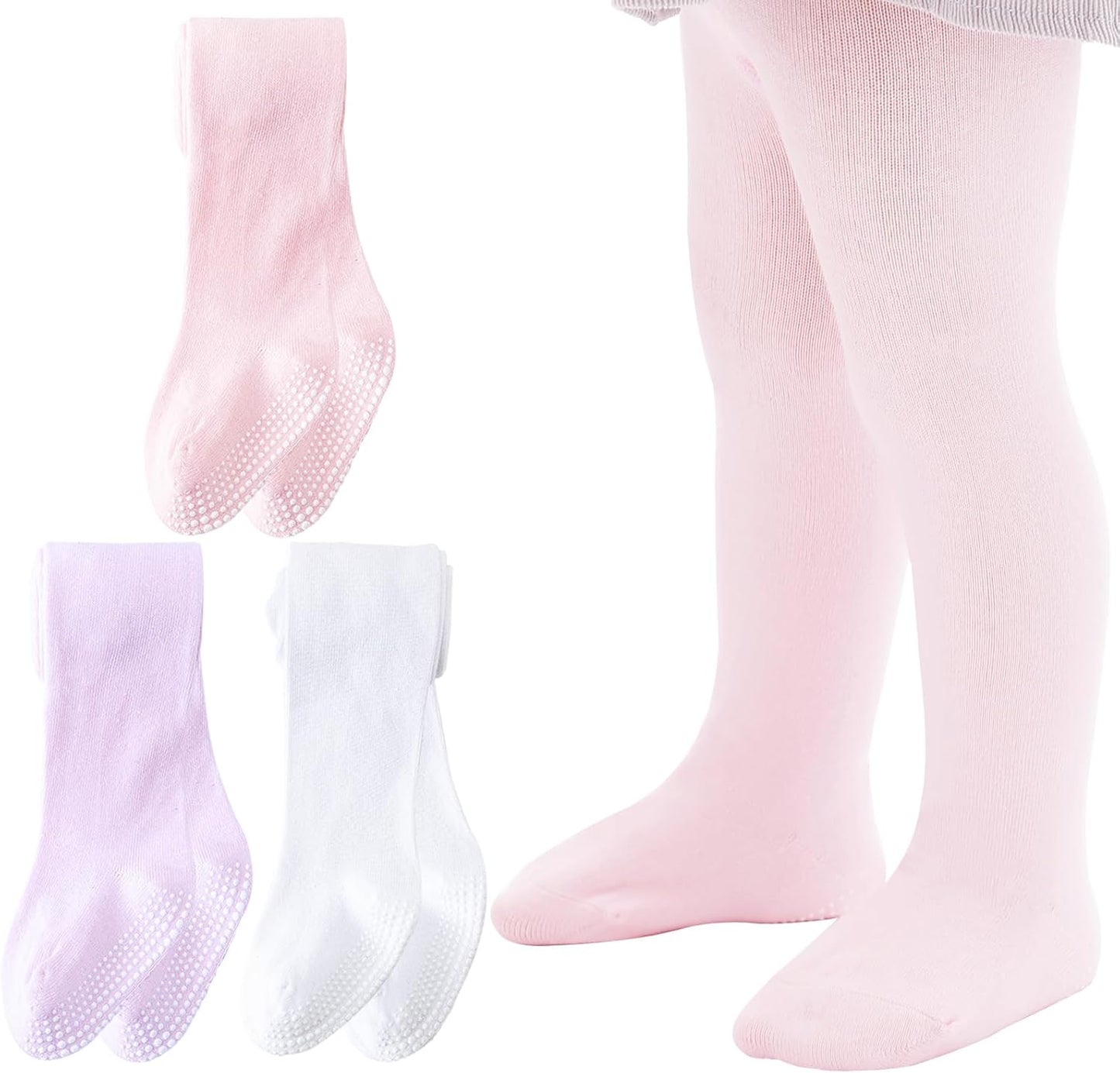Mini angel Baby Tights Non Slip Baby Girl Tights Seamless Cotton Pantyhose Toddler Stockings Winter