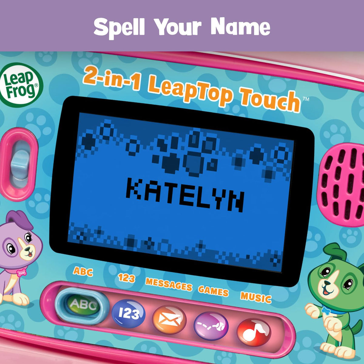 LeapFrog 2-in-1 LeapTop Touch, Pink