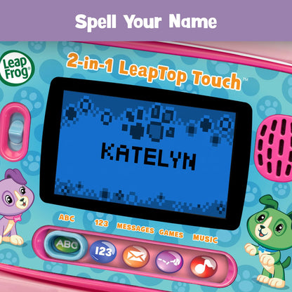 LeapFrog 2-in-1 LeapTop Touch, Pink