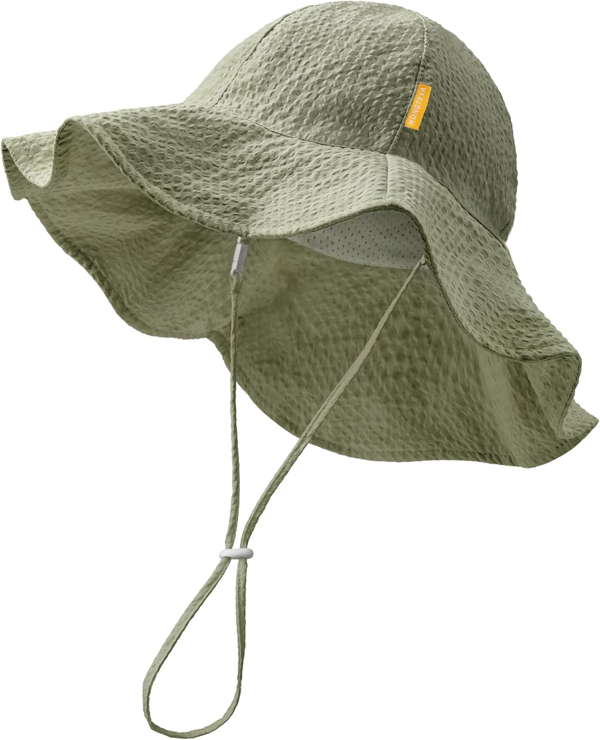 HONGTEYA Baby Sun Hat Toddler Girl Beach Hat Adjustable Outdoor Summer Hat UPF 50+ Sun Protection