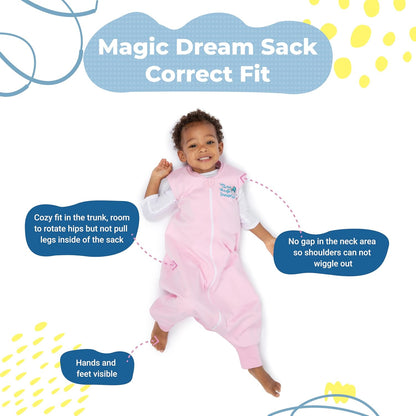 Magic Sleepsuit Baby Merlin's Cotton Baby Swaddle Transition Product - Soft and Cozy Design, Double