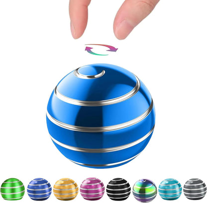 Kinetic Desk Toy, Metal Fidget Toys for Adults, 1.77" Stress Relief Balls for Adults, Stocking