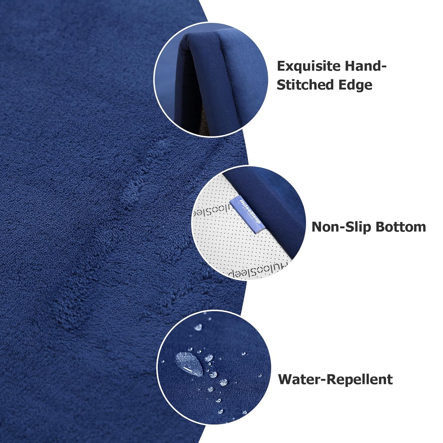 Baby Play Mat for Floor,1.3" Thick Elasti-Foam 74×50 Playpen Mat for Toddlers Infant