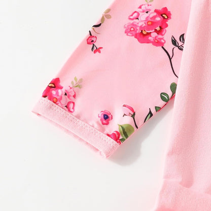 AMAWMW Newborn Baby Girl Little Sister Sleeper Gown Stripe Long Sleeve Nightgown Pajamas Gifts