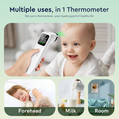 Touchless Thermometer for Adults and Kids, Fast Accurate Thermometer with Fever Alarm, 1S Reading &
