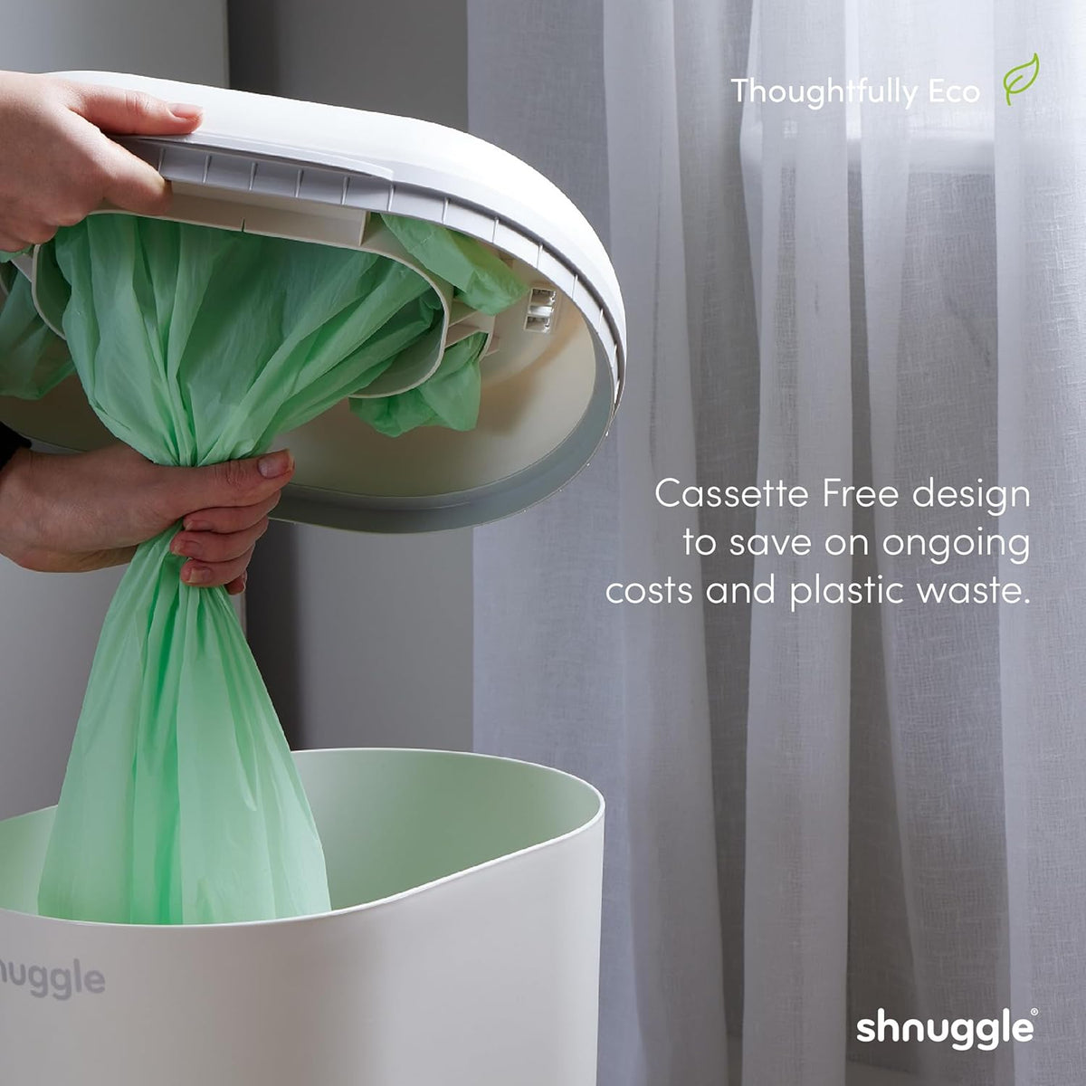 Changing Essentials Bundle - Squishy Changing Mat Grey + Eco-Touch Diaper Bin + Better Bag Liners