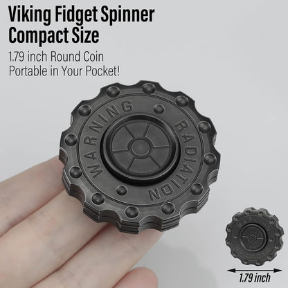 FREELOVE Metal Fidget Spinner Magnetic Slider, Spinning Haptic Clicker, Heavy Stainless Steel Spin