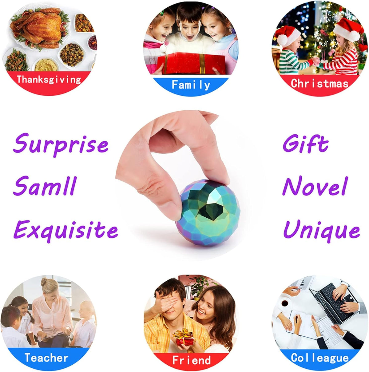 Desk-Fidget-Toys for Kinetic-Toy: Cool-Gadgets Cool-Stuff for Adults Kids Teens, Spinning Up to 180