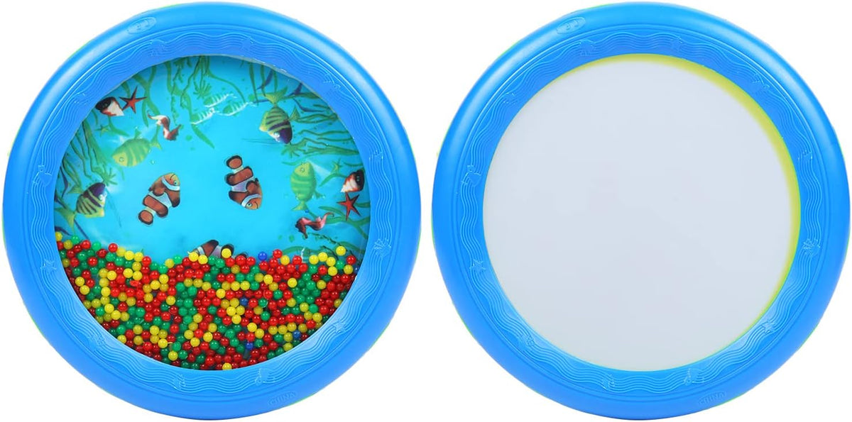 Musfunny Ocean Drum Wave Bead Drum Gentle Sea Sound Music Gift Musical Educational Sea Sound Drum