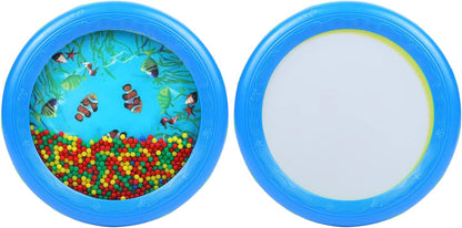 Musfunny Ocean Drum Wave Bead Drum Gentle Sea Sound Music Gift Musical Educational Sea Sound Drum