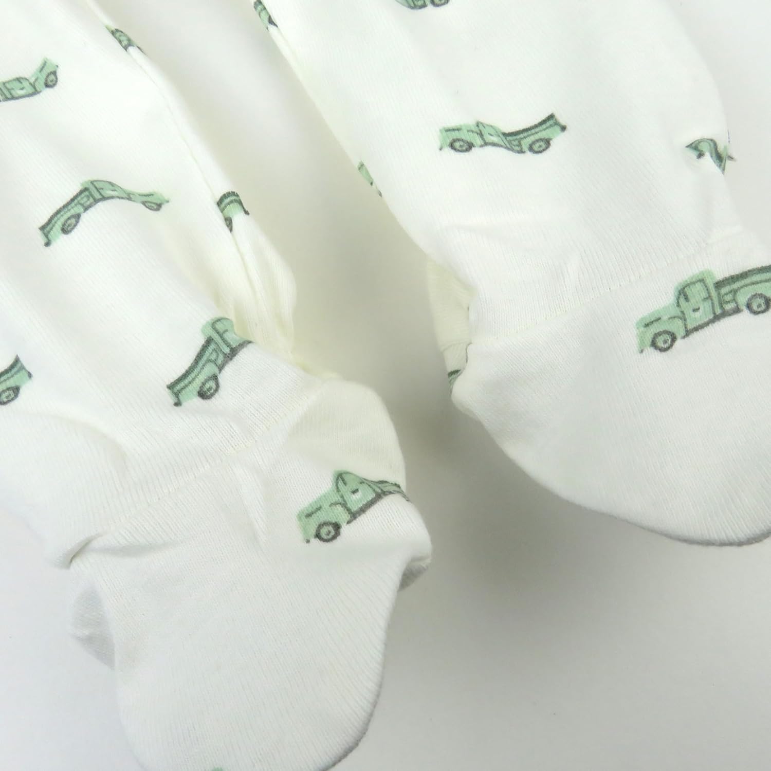 HonestBaby 3-pack Footed Pants Roomy Fit Pull on Bottoms 100% Organic Cotton for Infant Baby Boys