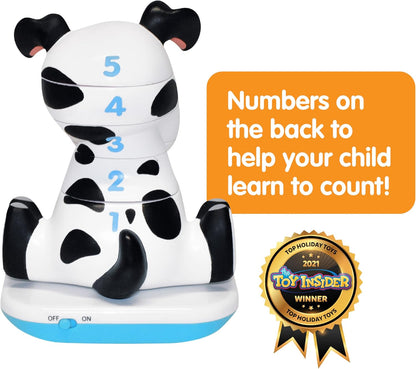 Stack-a-Roos Dalmatian Puppy by Salus Brands - Animal Stacking Toy, Educational Early Learning Toy