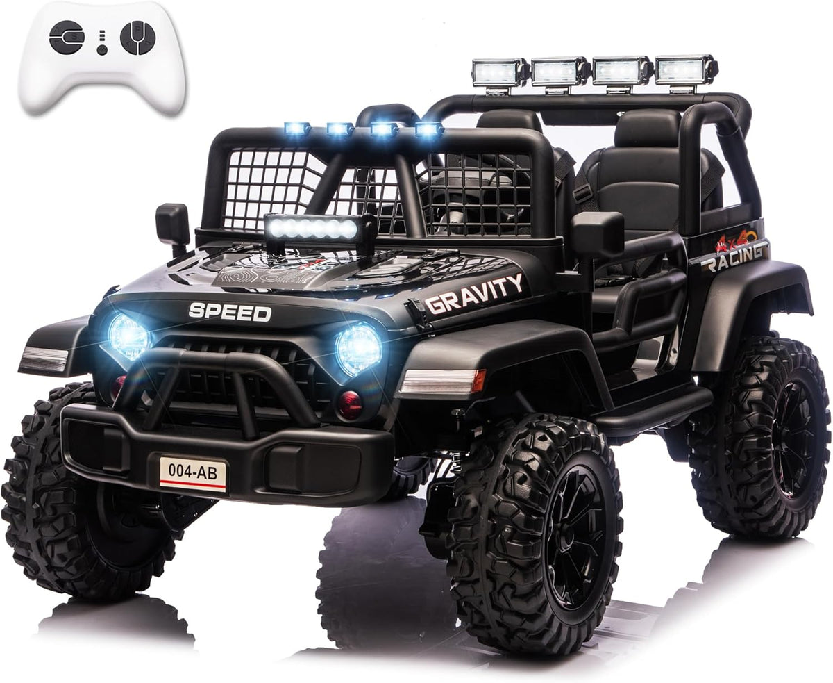 Sopbost 24V 7Ah 2 Seater Ride On Truck Ride On Toy for Big Kids Ride On Car with Remote Control