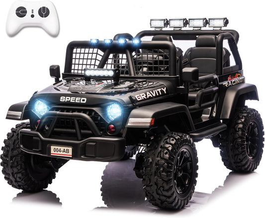Sopbost 24V 7Ah 2 Seater Ride On Truck Ride On Toy for Big Kids Ride On Car with Remote Control