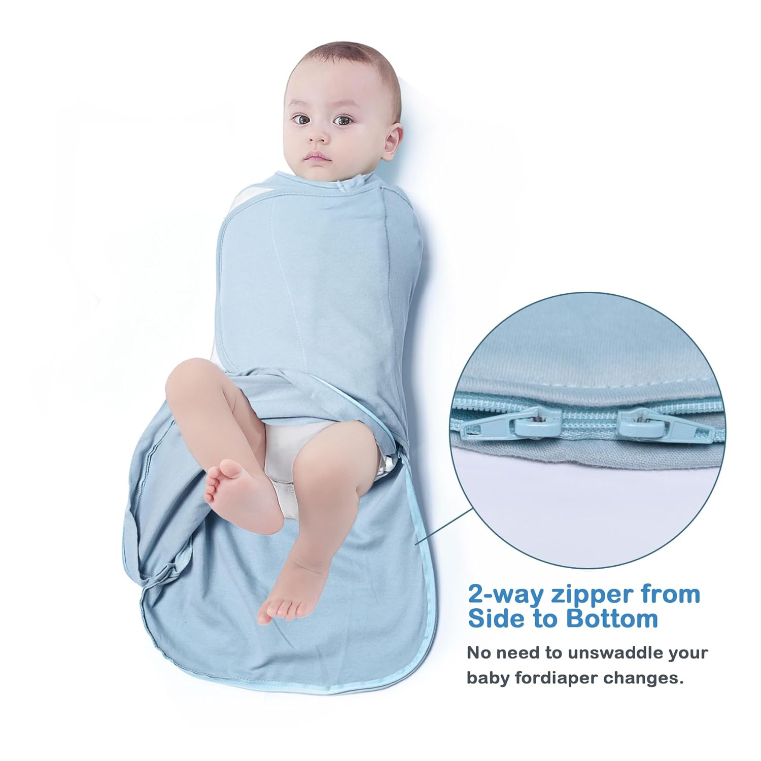 Baby Sleep sack Swaddle,Sleep Sack 3-6 Months,3-Way Adjustable Wearable Transition Swaddles Blanket