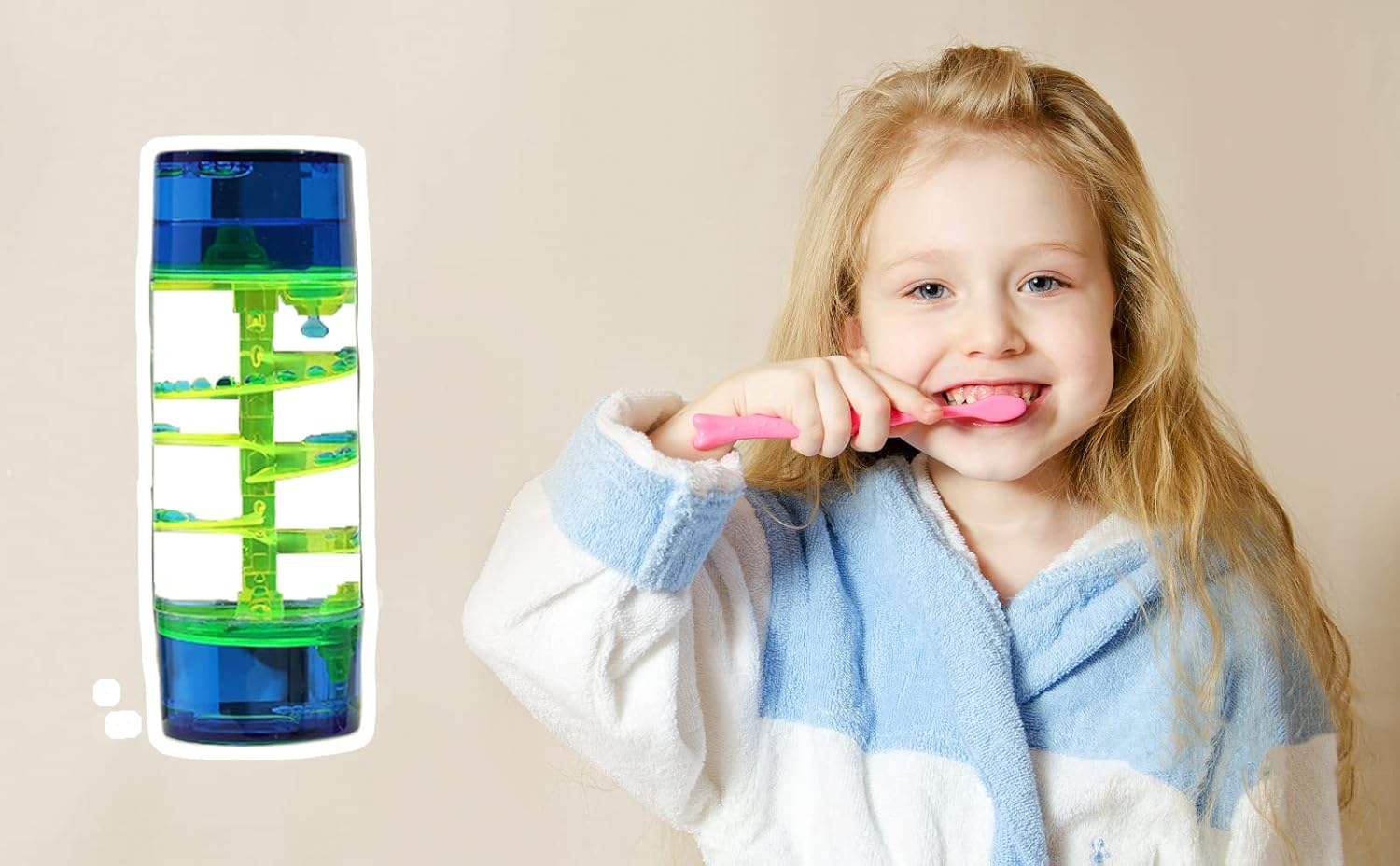 Spiral Liquid Motion Bubbler Timer Colorful Water Timer Liquid Sensory ADHD Anxiety Autism Activity