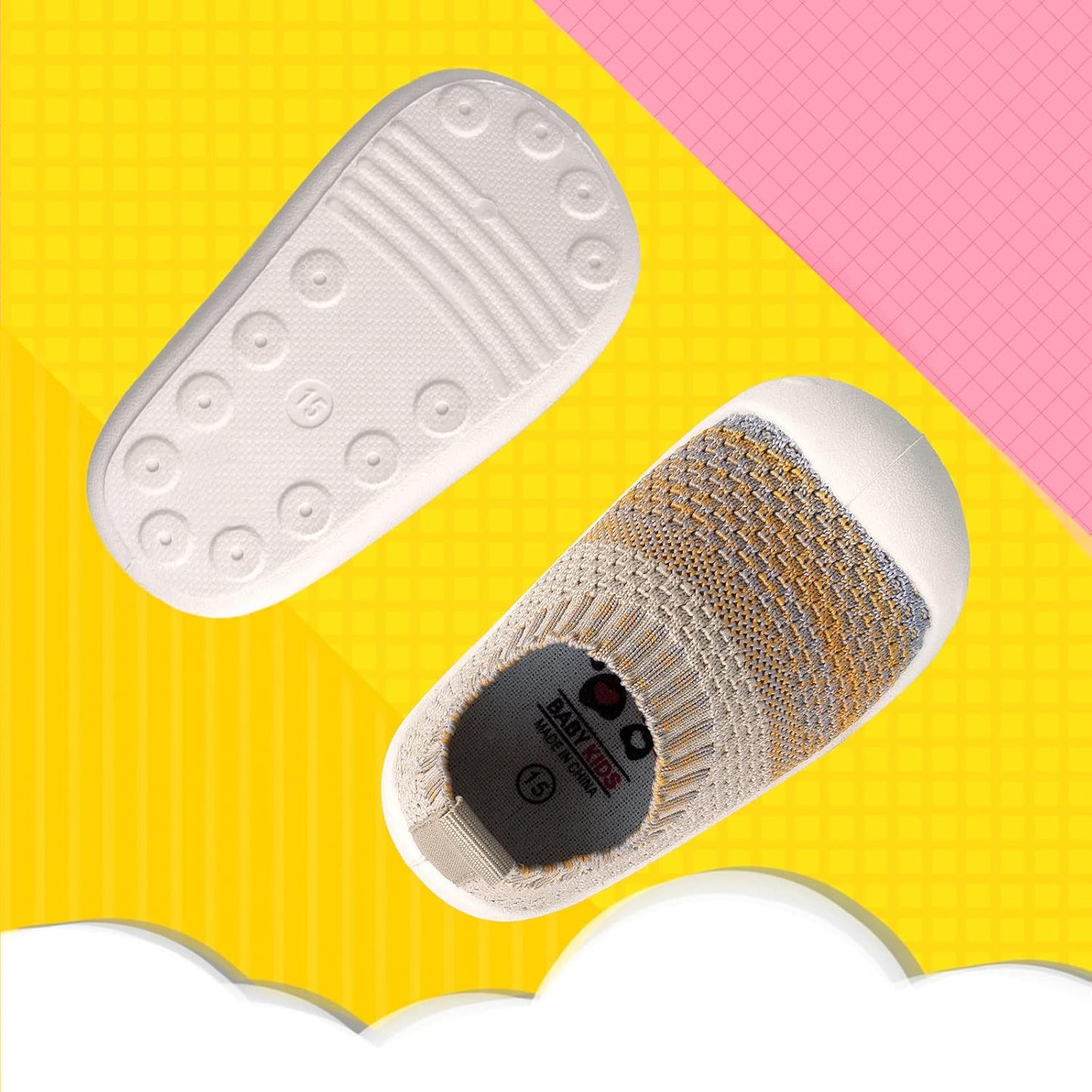Baby First-Walking Shoes 1-4 Years Kid Shoes Trainers Toddler Infant Boys Girls Soft Sole Non Slip