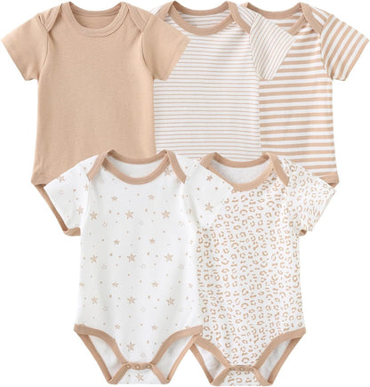Unisex Baby Boy Girl Bodysuits Sets 20 Pack Cotton Casual New Born Clothes Comfort Infant Outfit