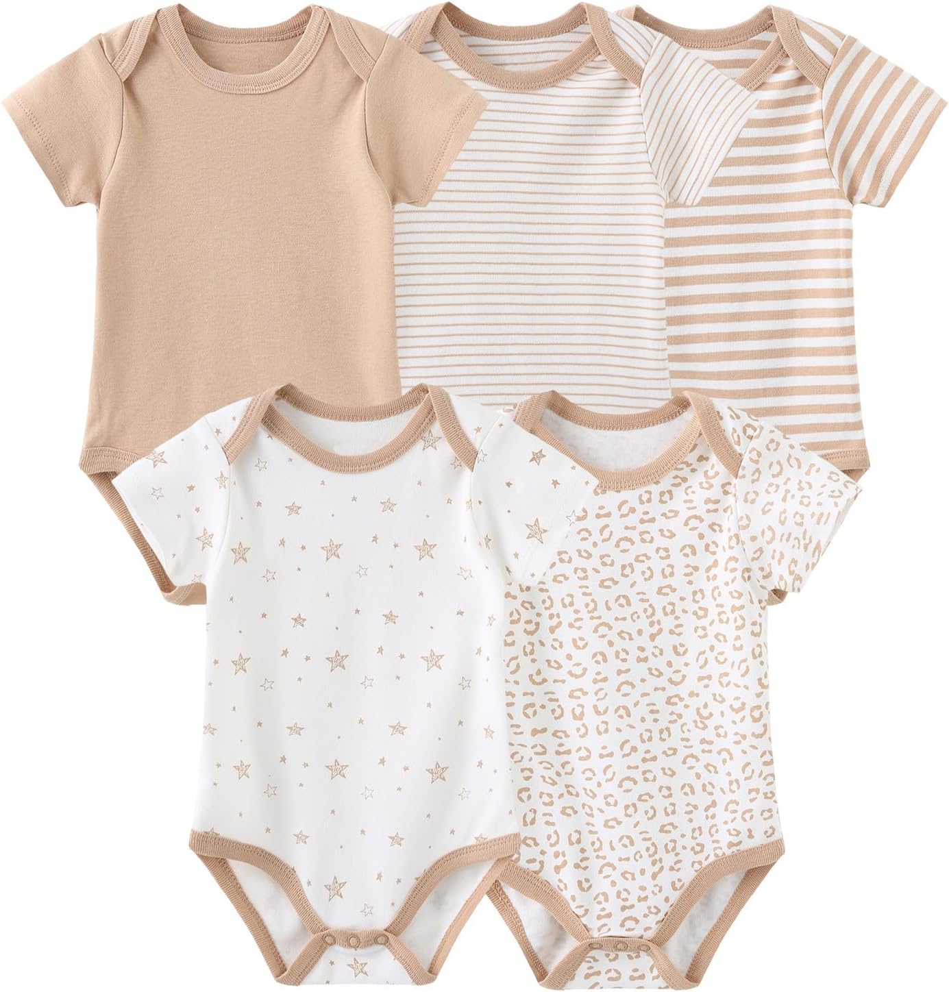 Unisex Baby Boy Girl Bodysuits Sets 20 Pack Cotton Casual New Born Clothes Comfort Infant Outfit