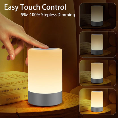 G Keni Nursery Baby Night Light for Kids, Portable LED Touch Night Lamp for Kids and Adult