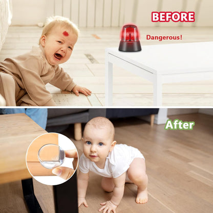 8 Pack Corner Protector Baby, Table Corners, Clear Table Protectors for Furniture, Round Corner