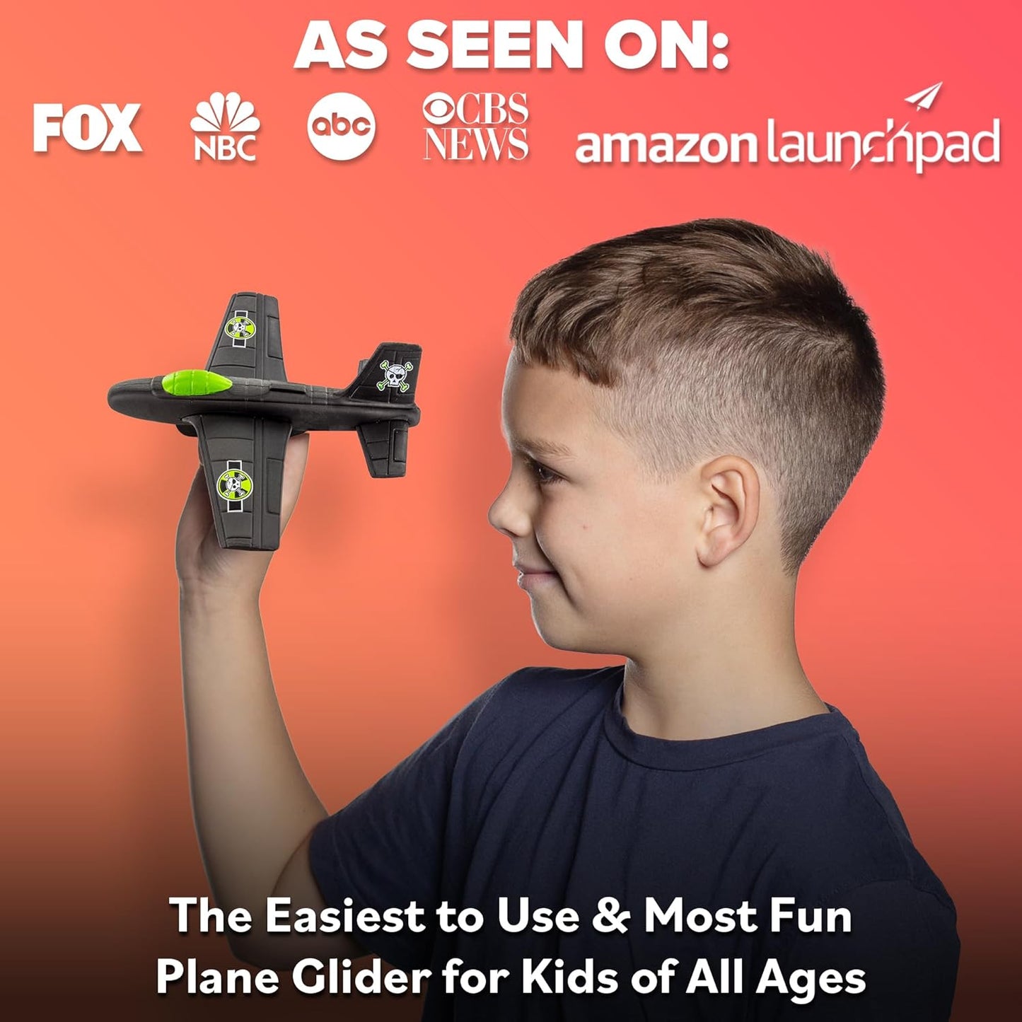 Easter Basket Stuffers For Boys: Sturdy & Durable EVA Foam Toy Airplane for Boys & Girls, 2025 Foam