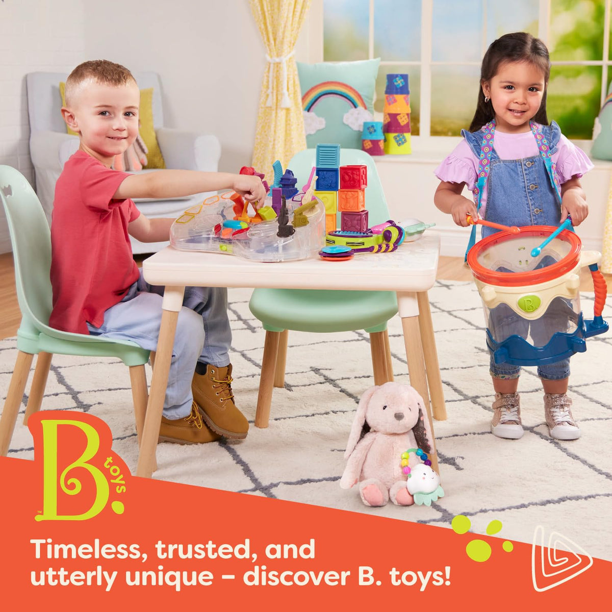 B. toys One Two Squeeze, 10 Soft Stacking Blocks, Blocks - 2, Baby