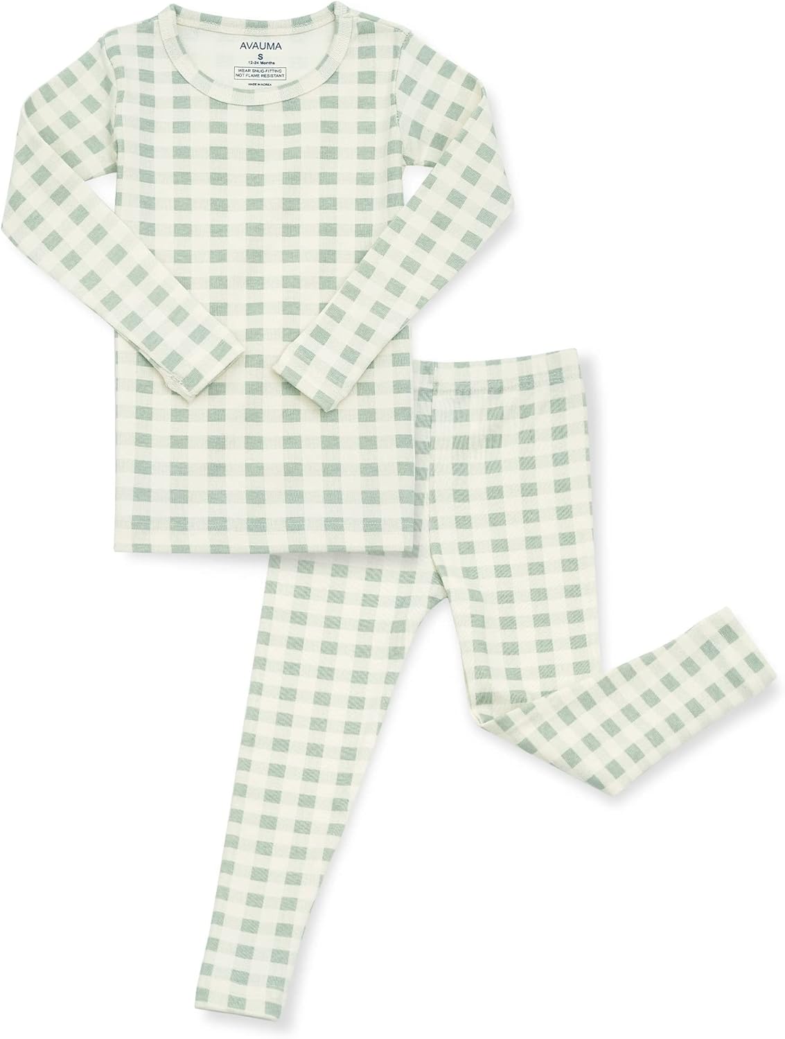 AVAUMA Baby Boys Girls Pajama Set 6M-7T Kids Cute Toddler Snug fit Pattern Design Pjs Cotton
