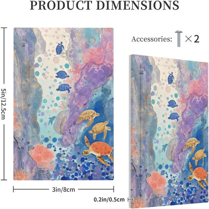 Turtle Coral Fish Watercolor Colorful Underwater World Light Switch Cover Plate 1 Gang No Device