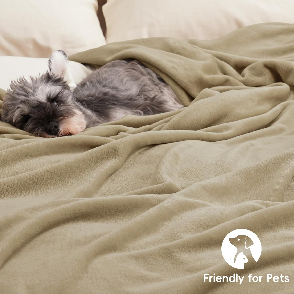 PHF Ultra Soft Fleece Blanket Twin Size, No Shed No Pilling Luxury Plush Cozy 300GSM Lightweight