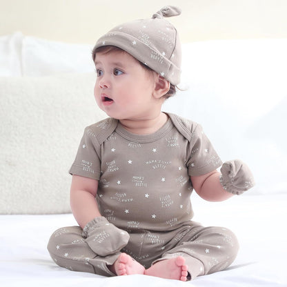 Baby Bodysuit and Pant Set 10-pcs Cotton Soft Newborn Boy Girl Clothes Outfits