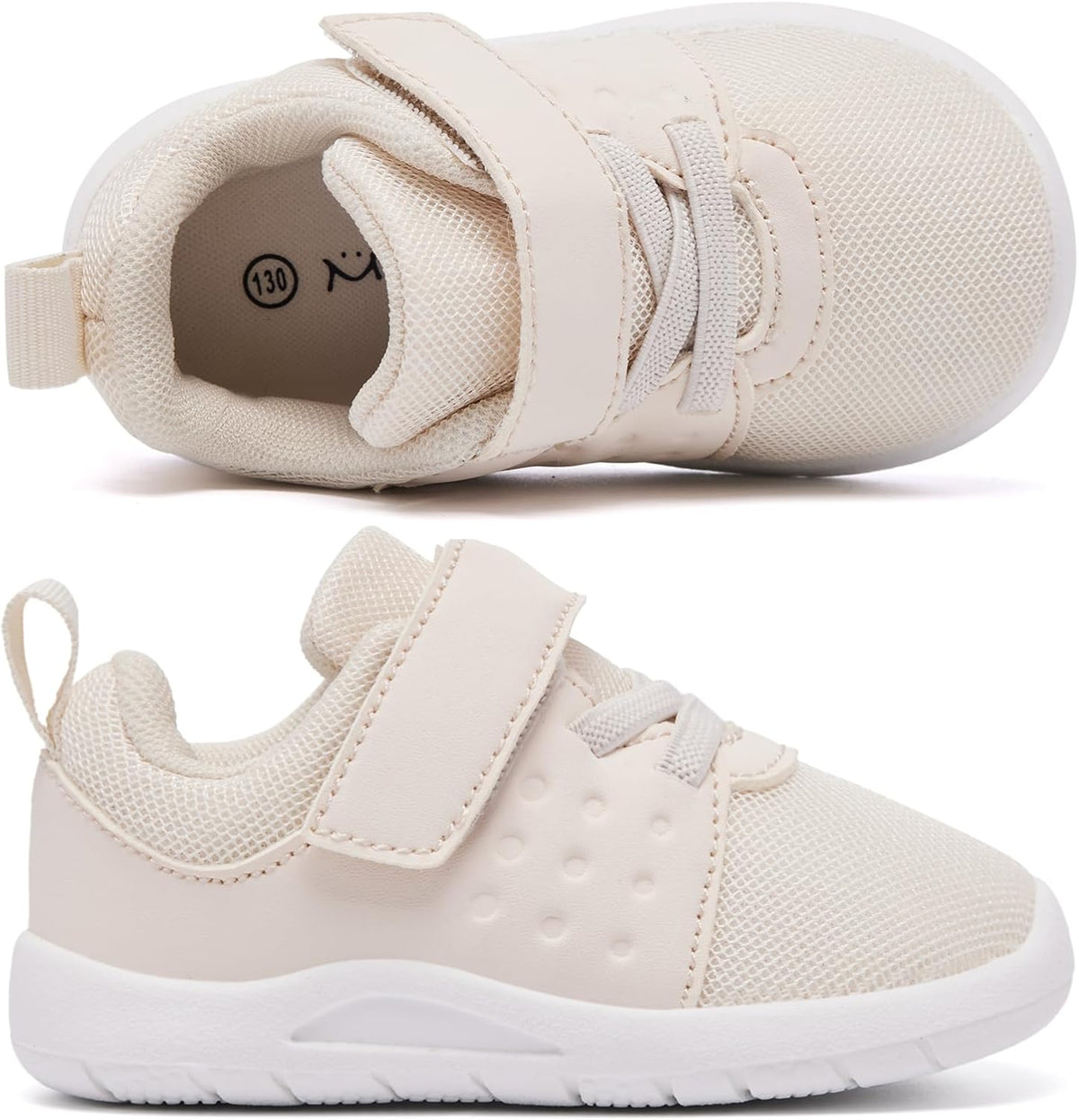 MORENDL Toddler Baby Shoes 0-4 Years Boy Girl Lightweight Breathable Non-Slip Sports Sneakers