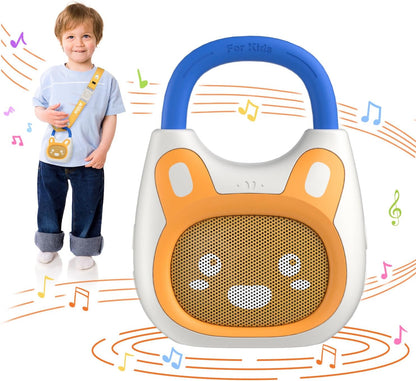 alilo Pocket Bunny Portable Kids Music Player, Musical Toys for Toddlers 1-3-5, Preloaded 120+